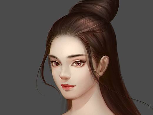 半身像（个人主页-ZMTk2MjA5NDg=） - 商业插画 - 站酷设计师梦牵魂原创素材 - 站酷ZCOOL