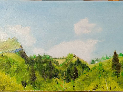 油畫風(fēng)景（個(gè)人主頁-ZNjAyOTUyMjA=） - 繪畫 - 站酷設(shè)計(jì)師某懶原創(chuàng)素材 - 站酷ZCOOL