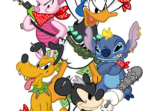 朋克海底&匪帮迪士尼（个人主页-ZMzIwMzI2MTY=） - 创作习作 - 站酷设计师小学生闹海原创素材 - 站酷ZCOOL