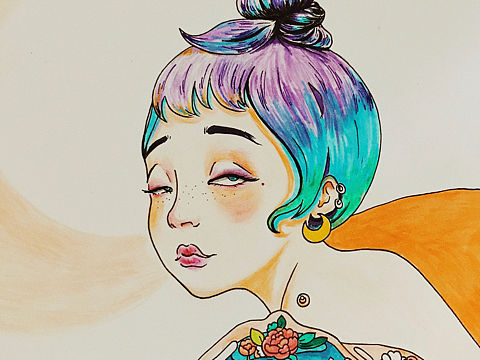 葫蘆頭無神女（個人主頁-ZMzUyNDc0NDg=） - 創(chuàng)作習(xí)作 - 站酷設(shè)計師大司daisy原創(chuàng)素材 - 站酷ZCOOL