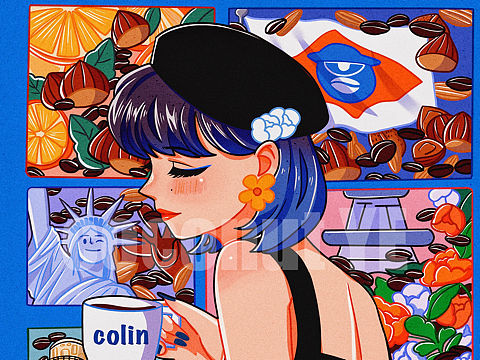 咖啡推广插画☕️