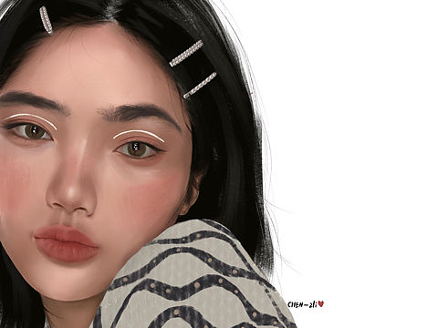 ipad手绘 procreate（个人主页-ZNDY4Nzk2NTI=） - 新锐潮流插画 - 站酷设计师CHENzli65原创素材 - 站酷ZCOOL