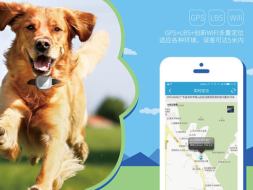 宠物定位的单页
