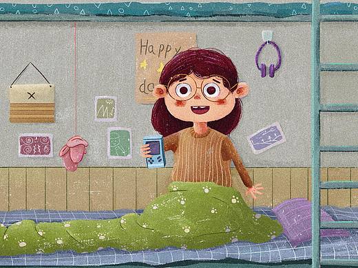 簡單的快樂（個(gè)人主頁-ZMzQ1Mzg4NzY=） - 新銳潮流插畫 - 站酷設(shè)計(jì)師紅燒冰可樂原創(chuàng)素材 - 站酷ZCOOL