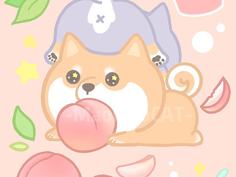 今天是桃子味儿的柴犬