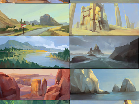 客觀色速涂訓(xùn)練1030（個人主頁-ZNDAzMzYxMDA=） - 概念設(shè)定 - 站酷設(shè)計師MattCRUISE原創(chuàng)素材 - 站酷ZCOOL