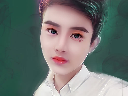 画了个帅哥哥