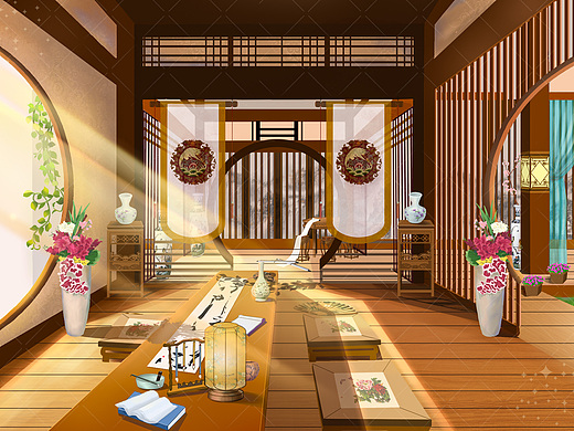古风室内场景