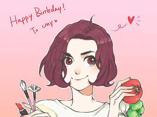 給朋友的生日賀圖們1（個(gè)人主頁(yè)-ZMTUwMjk5NzY=） - 藝術(shù)插畫(huà) - 站酷設(shè)計(jì)師LBB魔小羯原創(chuàng)素材 - 站酷ZCOOL