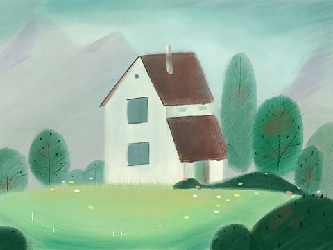 色粉风景——昼夜