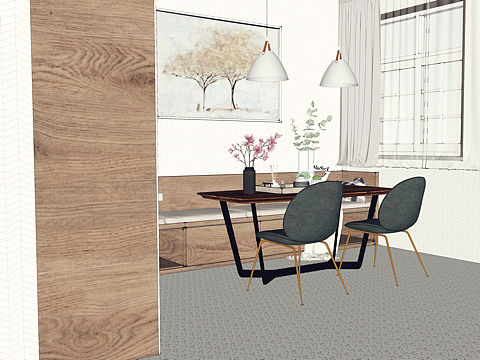 南京《光线》民宿门厅草图