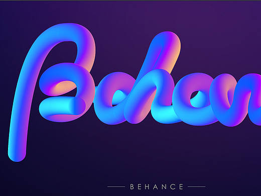 混合效果-立体字练习（个人主页-ZMTcyMDU3MDA=） - 字体/字形 - 站酷设计师FD_Yuet原创素材 - 站酷ZCOOL