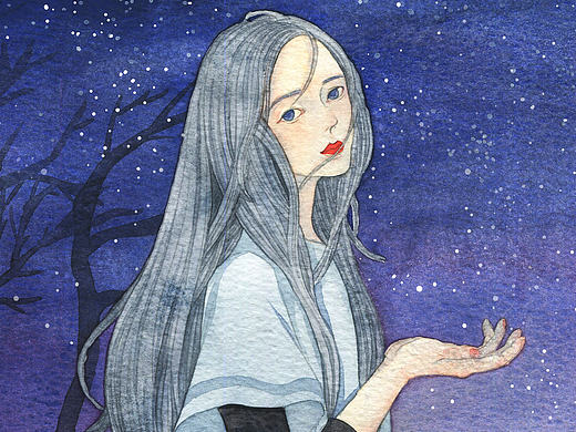 夜空下的你