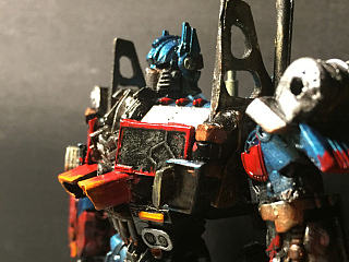 电影版 V级擎天柱 自改重涂【第二版】（个人主页-ZNzU2NzQ4OA==） - 手办/模玩 - 站酷设计师警官原创素材 - 站酷ZCOOL