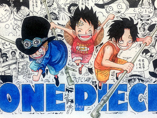 来一个尾田大神的海贼王三兄弟