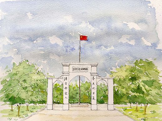 建筑设计马克笔上色