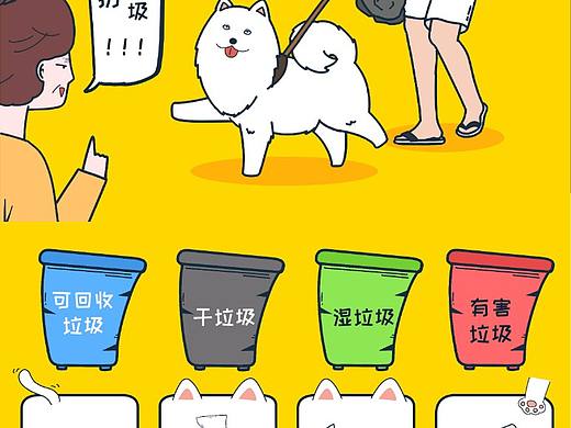 宠物垃圾分类海报