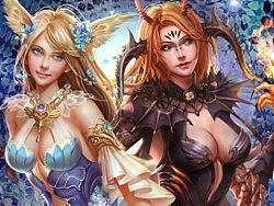 双子降临（个人主页-ZMzIzMzE4MA==） - 商业插画 - 站酷设计师linkense7en原创素材 - 站酷ZCOOL