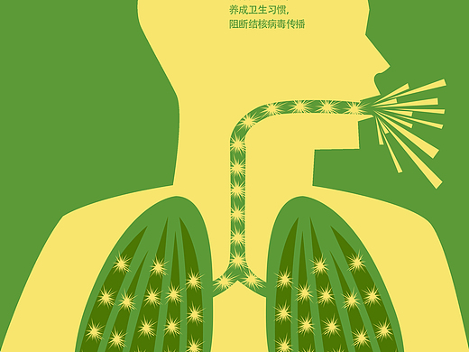 "健康文创(结核病防治)"平面创意大赛二等奖