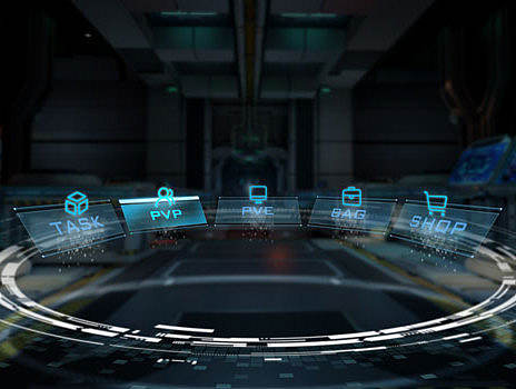 科幻类游戏UI练习作品2张