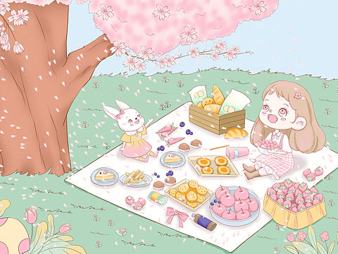 插画｜一套很不容易的四季！！