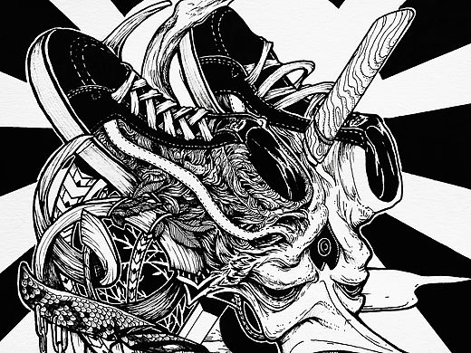 #VANS艺术家# 《VANS飞龙破壁》