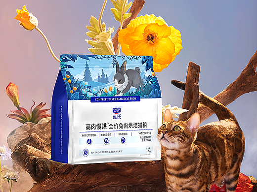 蓝氏 烘培猫粮两款 乳鸽&猎兔