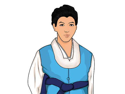 朝鲜族 少数民族 动画角色设计