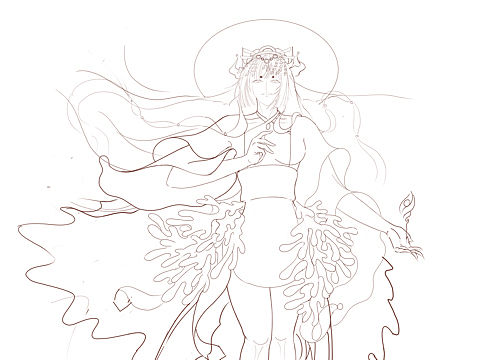 千姬草稿（个人主页-ZNDgzMTk5MDA=） - 游戏原画 - 站酷设计师有神原创素材 - 站酷ZCOOL