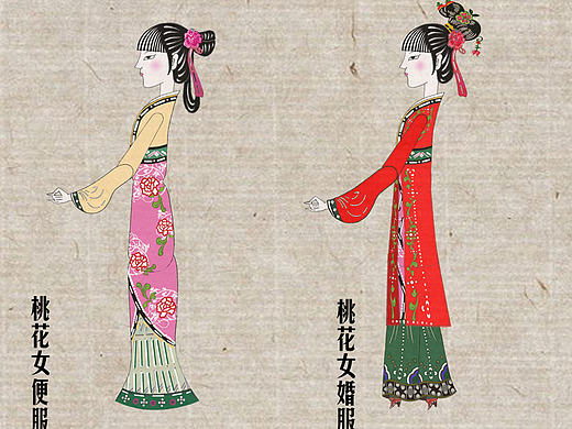 《桃花女施法斗周公》 皮影风格动画