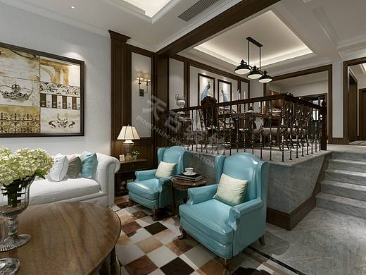 龙湖江与城原山装修丨天古装饰导师设计师李文川（中式风格图）