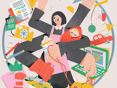 单身妈妈的一日