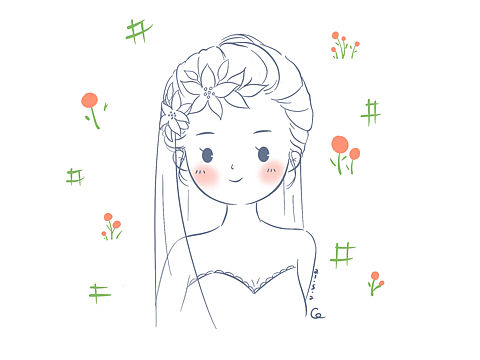 穿婚纱的小姐姐