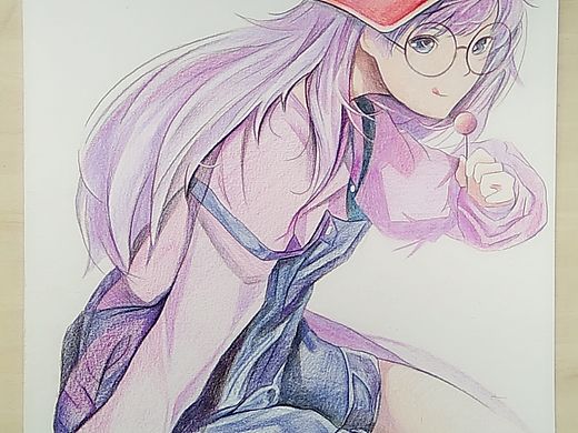 彩铅卡通阿拉蕾（个人主页-ZMjc4MzcxNjg=） - 绘画 - 站酷设计师奇斐手绘坊原创素材 - 站酷ZCOOL