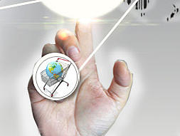 科技感-指尖点亮世界概念首页图