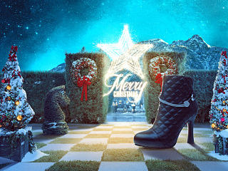 圣诞海报设计大图