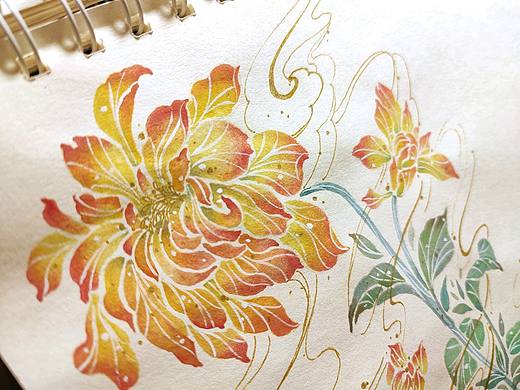 花花草草（3）（个人主页-ZNTU4NDgzMTY=） - 创作习作 - 站酷设计师ZHZH吱吱原创素材 - 站酷ZCOOL