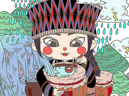 「毕设」各省的插画（三）