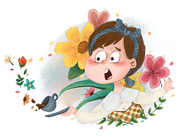 打翻了一杯小花花