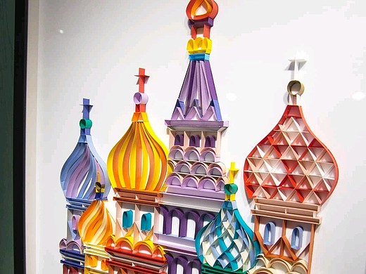 手工衍纸装饰画——童话城堡