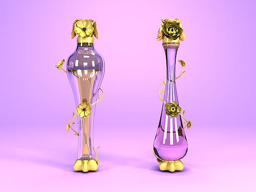 香水瓶设计·三维容器设计
