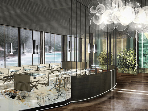 酒店設(shè)計-餐廳（個人主頁-ZMzcyNzIxNzY=） - 家裝設(shè)計 - 站酷設(shè)計師Nelsonpan原創(chuàng)素材 - 站酷ZCOOL