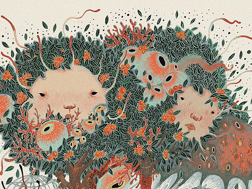 连理枝插画-创作习作1505144阿浓浓浓啊3年前seraphic land插画-绘本