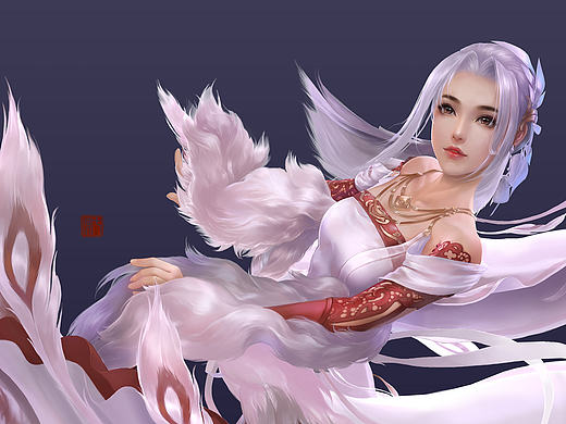 剑网3相关宣传人物插画