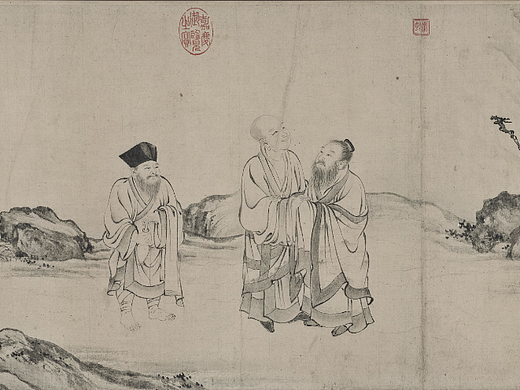 《白莲社图卷》欣赏