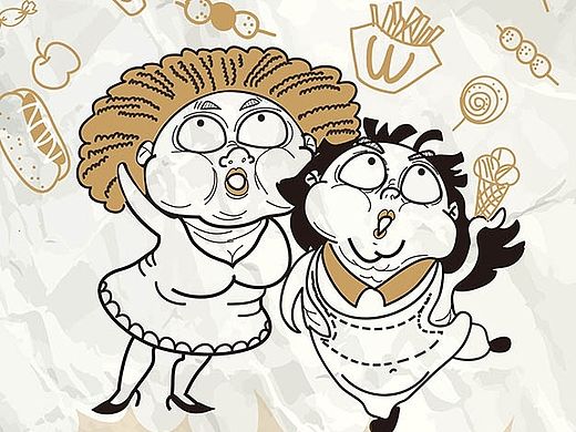 里面有一组招聘插画(用于微信H5传播)