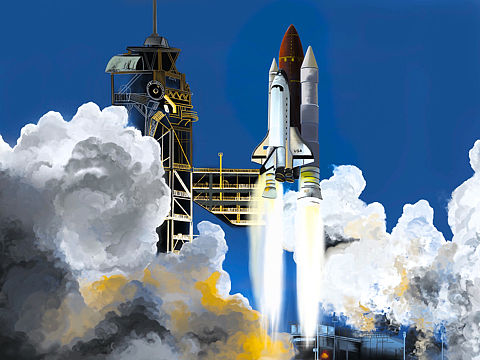 奔向太空（個人主頁-ZNDM5NTA3MTI=） - 創(chuàng)作習作 - 站酷設計師jiqisheng原創(chuàng)素材 - 站酷ZCOOL