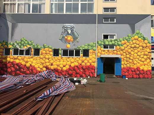 墙绘壁画作品
