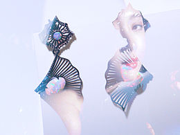 『 珠宝 』Shine law 阮景少晟作品《凝脂香扇》