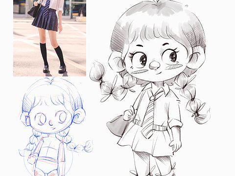 【人物速写动态】